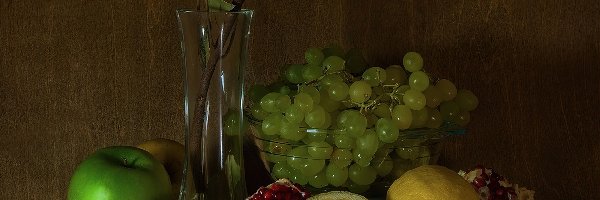 Owoce, Różnorodne, Wazon