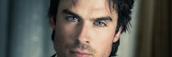 Aktor, Spojrzenie, Twarz, Ian Somerhalder