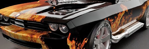 Płomienie, Dodge Challenger