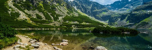 Tatry, Staw, Czarny, Głazy, Gąsienicowy