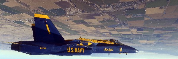 Ziemia, Blue Angel, Niebo, Samolot