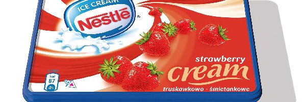 Truskawkowe, Lody, Nestle