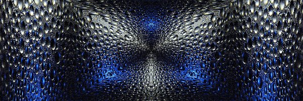 Krople wody, 3D