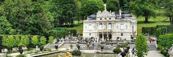 Niemcy, Pałac Linderhof, Park