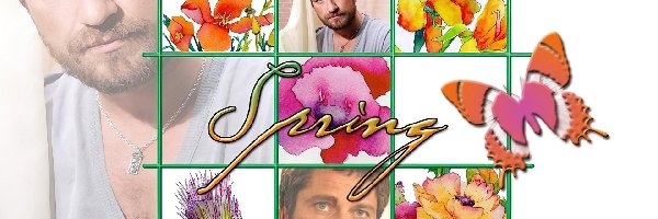 motylek, spring, Gerard Butler