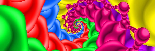 Fraktal, Wielobarwny