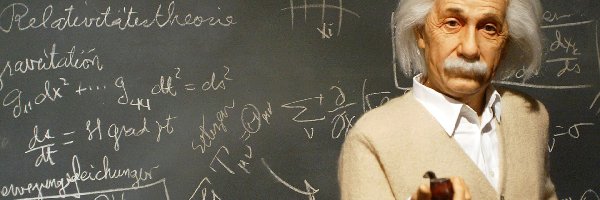 Fizyka, Równanie, Tablica, Albert Einstein