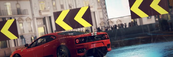 Ferrari, Forza, Czerwony, Samochód
