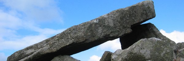 Wielka, Walia, Brytania, Dolmen Carreg, Ruiny