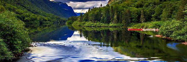 Rzeka, Lasy, Góry, Kanada