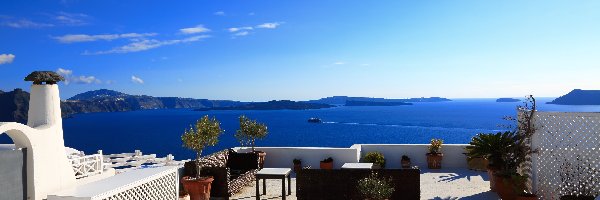 Morze, Grecja, Santorini