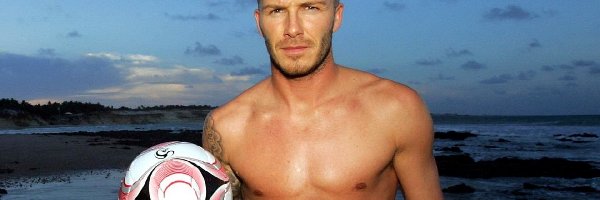 Plaża, Piłka, David Beckham