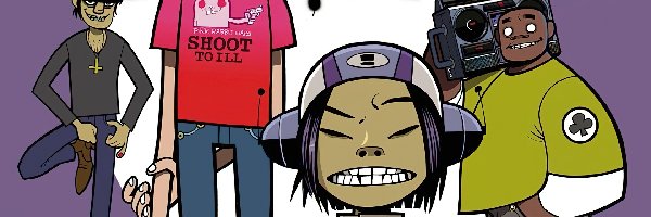 twarze, radio, Gorillaz