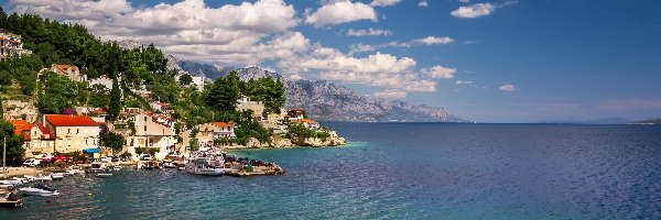 Morze, Wybrzeże, Góry, Chorwacja