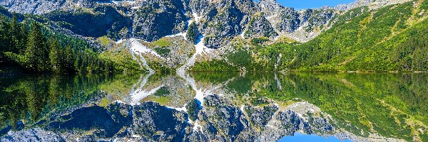 Polska, Staw, Góry, Tatry, Morskie Oko