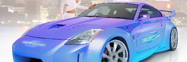 Tuning, Sparco, Kobieta, Nissan 350Z