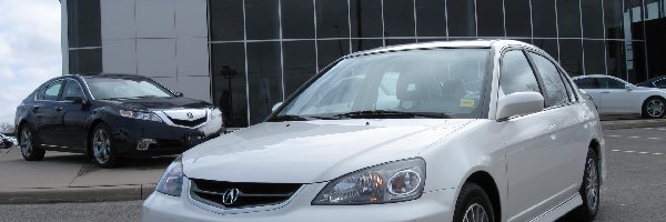 Acura EL, Salon, Przód, Biała