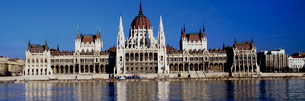 Budapeszt, Węgry, Parlament, Dunaj