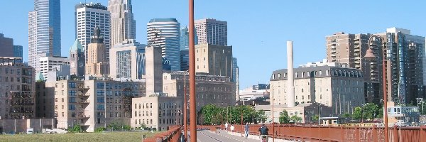 Budynki, Most, Minneapolis