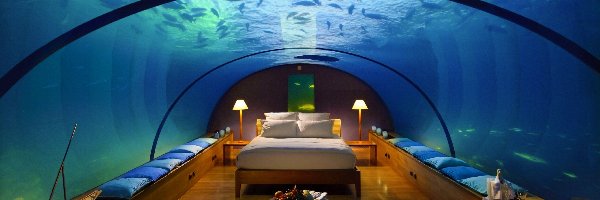 Hotel, Oceanarium, Dubaj, Podwodny