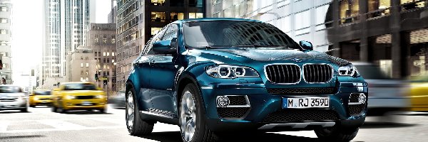 Droga, Budynki, Bmw X6