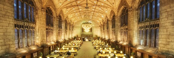 Biblioteka, Chicago, Uniwersytet, Czytelnia