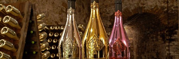 Piwnica, Butelki, Wina, Armand De Brignac, Szampan