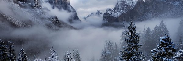 Mgła, Góry, Zima