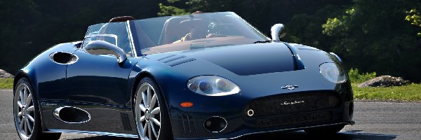 Spyker, granatowy