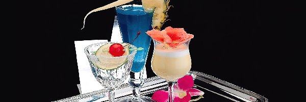 Drinki, Egzotyczne, Taca