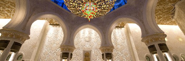 Abu Dhabi, Wnętrze, Meczet