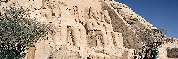 Świątynia, Abu Simbel, Egipt