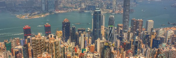 Chiny, Drapacz Chmur, Miasto, Hong Kong