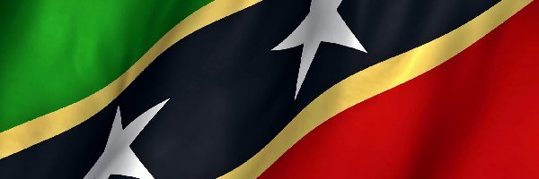 Saint, I Nevis, Kitts, Flaga
