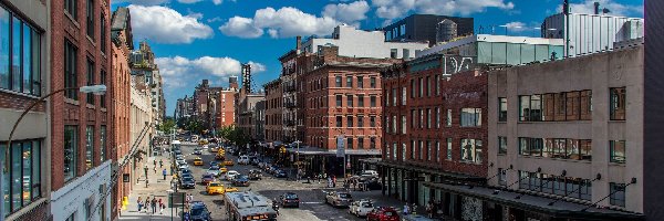 Stany Zjednoczone, Brooklyn, Nowy Jork, Budynki, Ulica