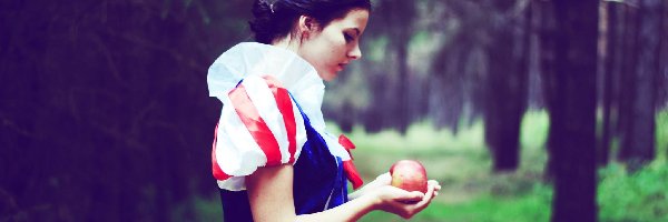 Królewna Śnieżka i siedmiu krasnoludków, Jabłko, Snow White and the Seven Dwarfs, Cosplay, Dziewczyna