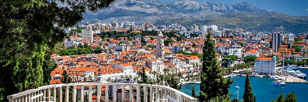 Chorwacja, Wybrzeże, Panorama, Split