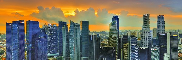 Singapur, Drapacze Chmur, Miasto