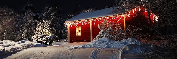 Dom, Świąteczna, Dekoracja