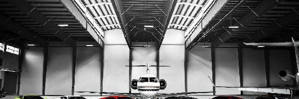 Aventador, Samolot, Samochody, Lamborghini