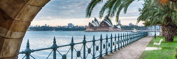 Sydney Opera House, Australia, Sydney, Park, Łuk