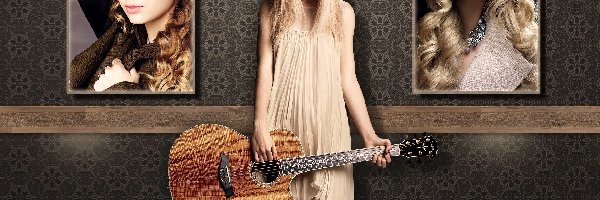 Piosenkarka, Gitara, Plakaty, Taylor Swift