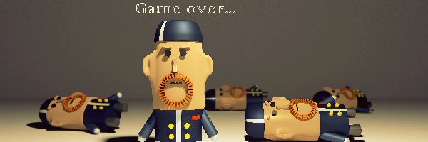 3D, Game Over, Ludziki
