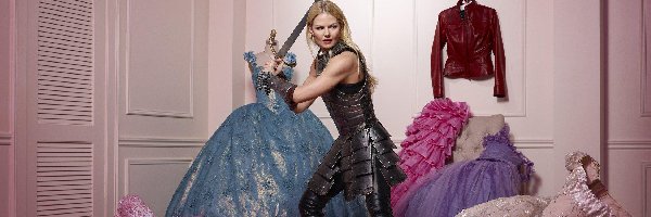 Miecz, Emma Swan, Księżniczka Leia, Jennifer Morrison, Once upon a time, Dawno dawno temu