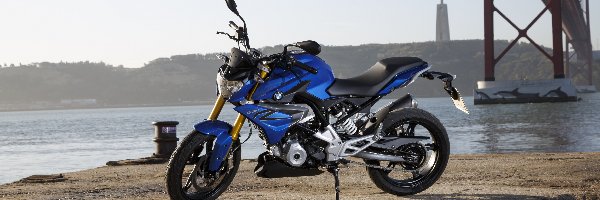 Motocykl, 2016, BMW G 310 R, Niebieski