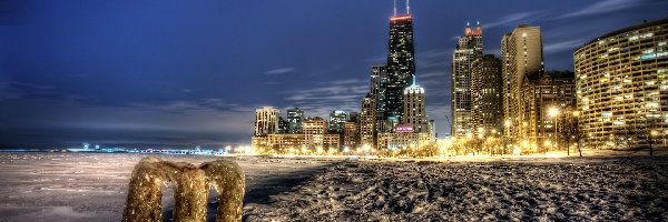 Zima, Śnieg, Chicago