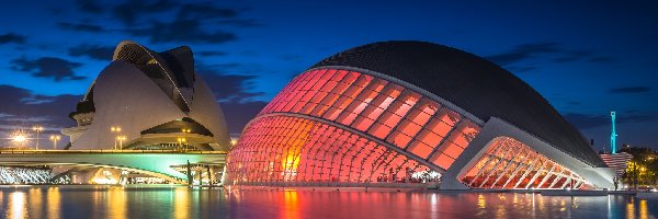 Kompleks kulturalno - rozrywkowy, Miasteczko Sztuki i Nauki, Ciudad de las Artes y las Ciencias, Planetarium, Walencja, Hiszpania