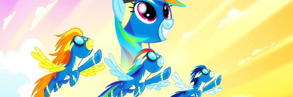 My Little Pont, Rainbow Dash, Wonderbolts, Soarin, Spitfire