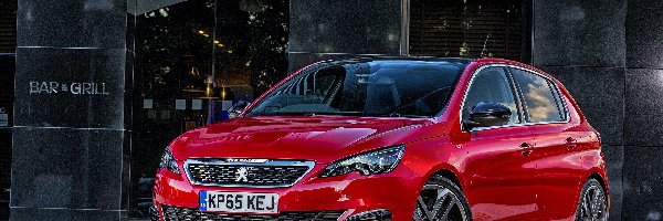 2016, Peugeot 308 GTi, Czerwony