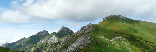 Góry, Łąka, Droga